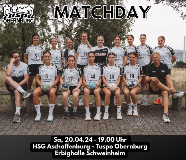 Sa, 20.04.24 - 19 Uhr: Tuspo-Frauen bei der HSG Aschaffenburg